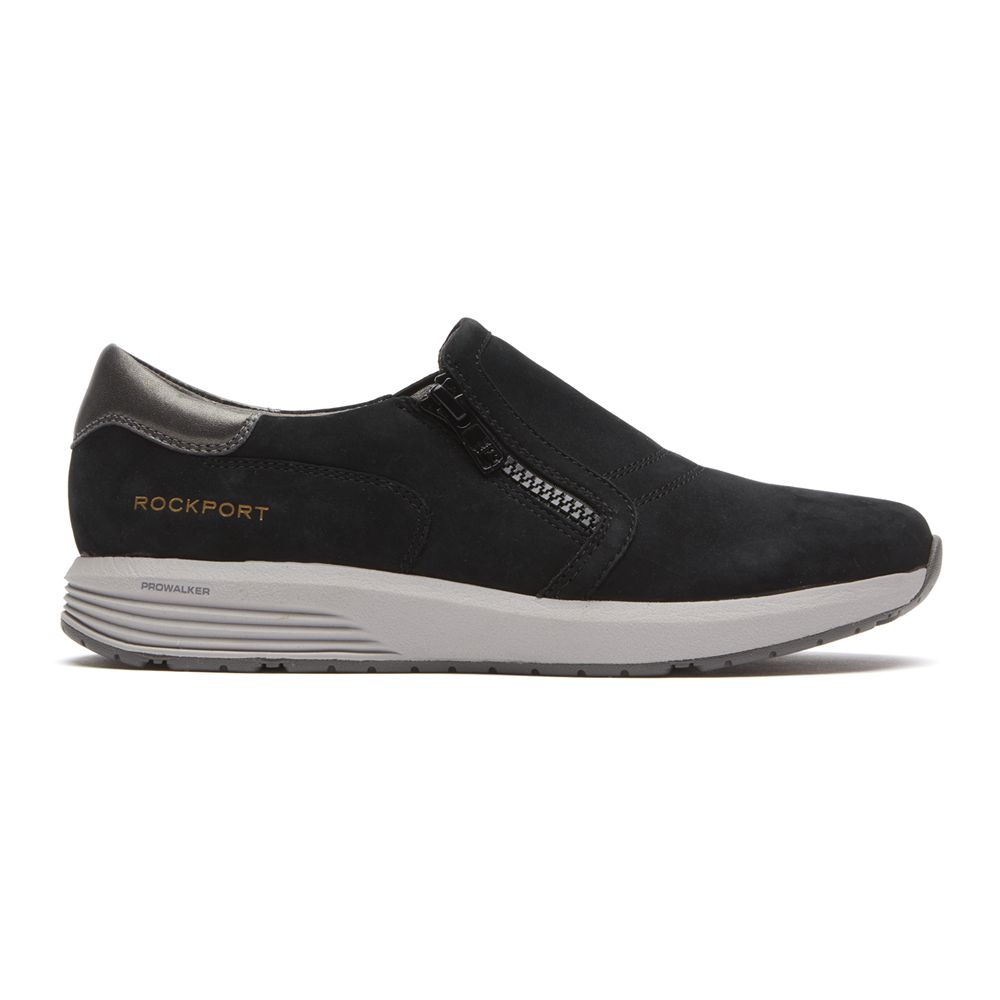 Rockport Canada Trustride Prowalker Slip-On - Womens Sneakers Black (UZH714608)